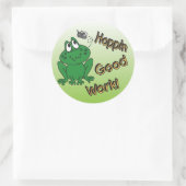 Hoppin Good Work Runder Aufkleber (Tasche)