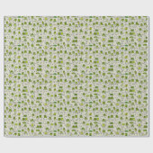Hoppin-Stick-Ribbit von Grooviden Green Frogs Geschenkpapier (Flach)