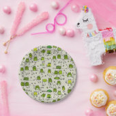 Hoppin-Stick-Ribbit von Grooviden Green Frogs Pappteller (Party)