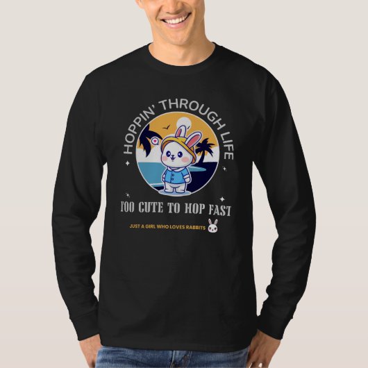 Hoppin’ Through Life T-Shirt (Vorderseite)