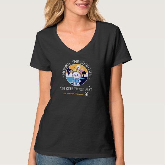 Hoppin’ Through Life T-Shirt (Vorderseite)