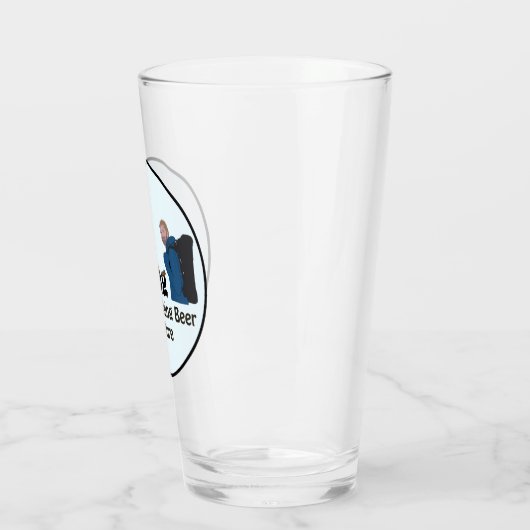 Hopping Bierglas Glas (Links)