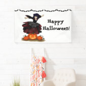 Hopping Hazel Halloween 3'X5' Party Banner (Insitu)