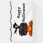 Hopping Hazel Halloween 3'X5' Party Banner (Vertikal)