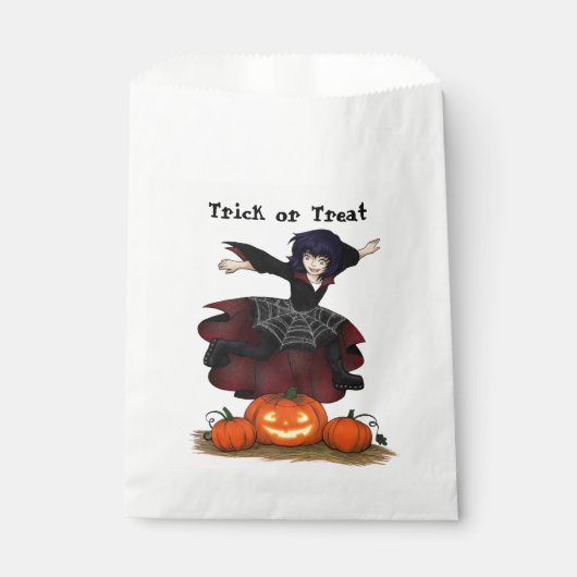 Hopping Hazel Halloween Gefälligkeitsags Geschenktütchen (Vorderseite)