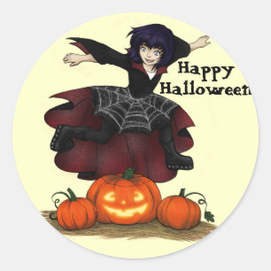 Hopping Hazel Halloween Stickers