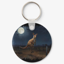 Hopping Kangaroo & Vollmond