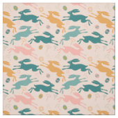 Hopping Ostersonniges Muster Stoff (Muster)