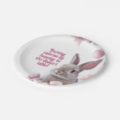 🐇 Hoppin's Good Time Oaster Plate Pappteller (Schrägansicht)