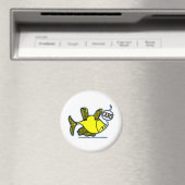 HOPPLA! Auf Side Down Fish! lustiges MAGNET (In Situ (Geschirrspüler))