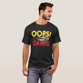 Hoppla! Darted I Darts Fun T-Shirt (Vorne ganz)