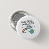 Hoppla. Falscher Planet. Mein Fehler Button (Vorne & Hinten)