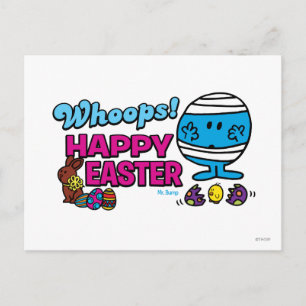 Hoppla! Frohe Ostern Feiertagspostkarte