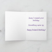 HOPPLA...Geburtstagskarte Dankeskarte (Innenseite)