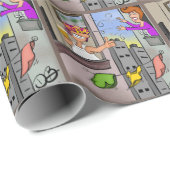 Hoppla Geschenkpapier (Rolleneckpunkt)