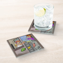 Hoppla Glasuntersetzer