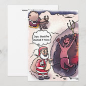 Hoppla Grußkarte  Feiertagskarte (Vorne/Hinten)