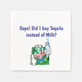 "Hoppla. Habe ich Tequila gekauft?" Fun Cocktail N Serviette