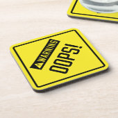 Hoppla! Harte Plastikuntersetzer Getränkeuntersetzer (Linke Seite)