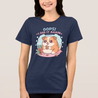 Hoppla! Ich habe es wieder getan - Niedlicher Welp Tri-Blend Shirt