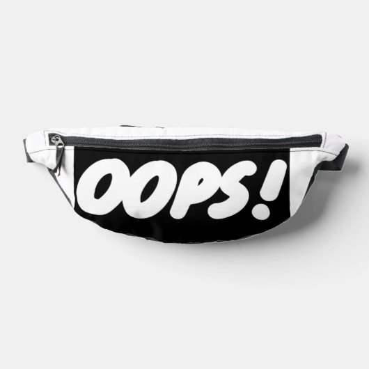 Hoppla! Motivierend Fehler Bauchtasche (Ablage )