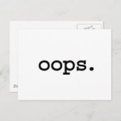 hoppla. postkarte (Vorne/Hinten)