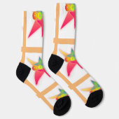 Hoppla! Quirky Comic Buch Jargon Cabin Socks Socken (Rechts)