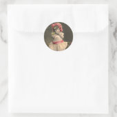 Hoppla Runder Aufkleber (Tasche)