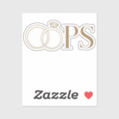 HOPPLA! Scheidungsdusche Party Aufkleber (Blatt)