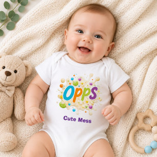 Hoppla! Süßer Chaos Baby-Body Baby Strampler