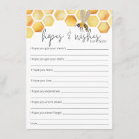 Hoppla & Wish Bienen Babydusche