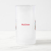 "Hoppy" 4. Juli Independence Day Frogs Design Mattglas Bierglas (Mittel)