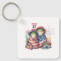"Hoppy" 4. Juli Independence Day Frogs Design
