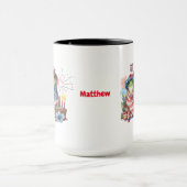 "Hoppy" 4. Juli Independence Day Frogs Design Tasse (Zentrum)