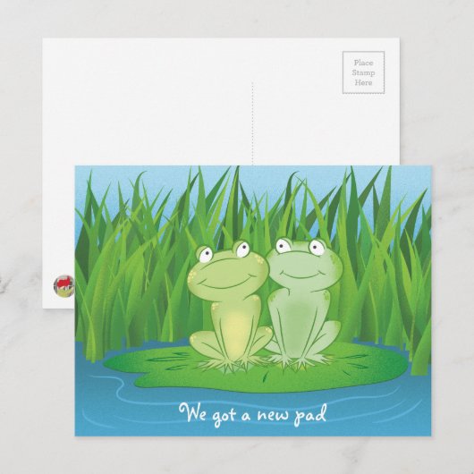 Hoppy Anniversary Postkarte (Vorne/Hinten)