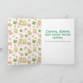 Hoppy Birthday Beer Karte (Innenseite)