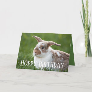 Hoppy Birthday Bunny Karte