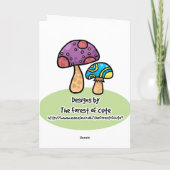 Hoppy Birthday frog birthday card Karte (Rückseite)