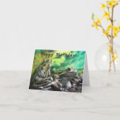 Hoppy Birthday Frosch Card Karte (Gelbe Blume)