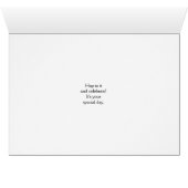 Hoppy Birthday für Schwester, Frog Geburtstagspart (Innenansicht Horizontal (Unten))