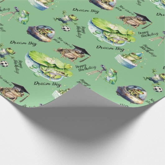 Hoppy Birthday Geschenkpapier (Ecke)