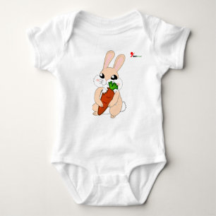 Hoppy Bunny Baby Bodysuit Baby Strampler