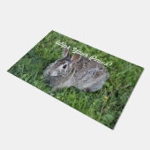 Hoppy Bunny Fußmatte (Schrägansicht)