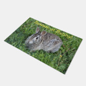 Hoppy Bunny Fußmatte (Schrägansicht)