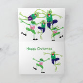 Hoppy Christmas Feiertagskarte (Innenseite)