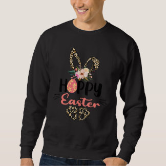 Hoppy East Bunny mit Leopard Sweatshirt