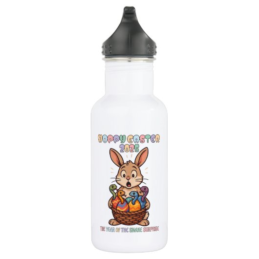Hoppy Easter 2025: The Year of the Snake Surprise! Edelstahlflasche (Rechts)