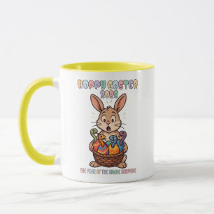 Hoppy Easter 2025: The Year of the Snake Surprise! Tasse