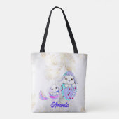 Hoppy Easter Bunnies Eggshell Colorful Tasche (Rückseite)