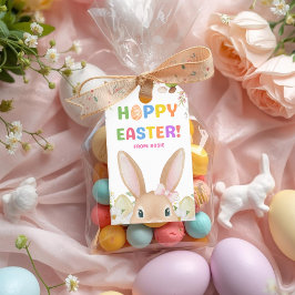 Hoppy Easter Bunny Gift Tags | Floral Easter Egg Geschenkanhänger